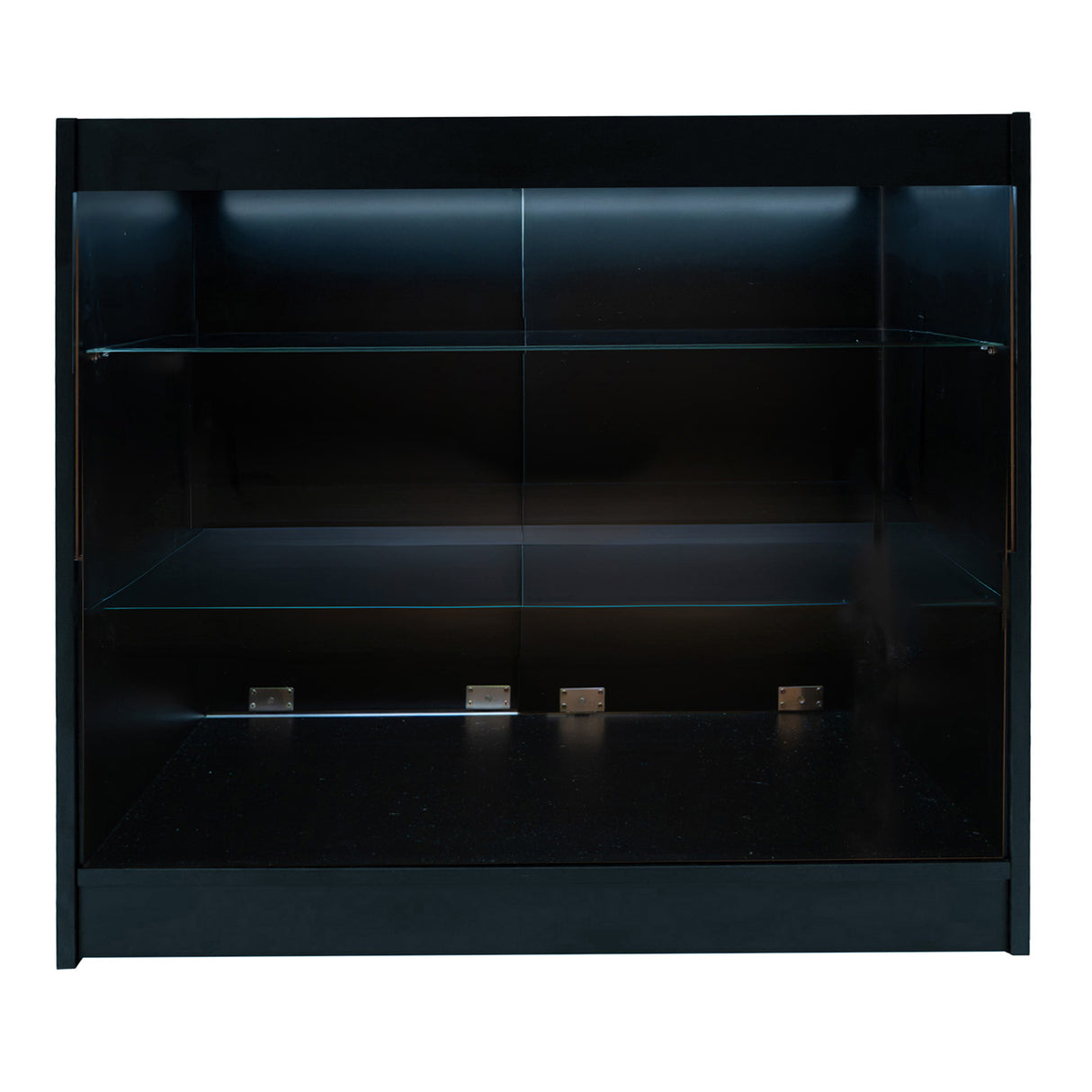 Set Mostradores Comerciales con Luz LED "HELIOS"  CM60+ 2x K1200 – Negro