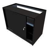 Set Mostradores Comerciales con Luz LED "ADONIS" CM60 + B1200 + C1200 – Negro