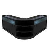 Set Mostradores Comerciales con Luz LED "THESEUS" LM60+ 2x B1200 – Negro