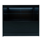 Set Mostradores Comerciales con Luz LED "ANDROMEDA" LM60+ 2x C1200 – Negro
