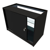 Set Mostradores Comerciales con Luz LED "APOLLO" LM60+ 2x K1200 – Negro