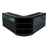 Set Mostradores Comerciales con Luz LED "CALLIOPE" LM60 + K1200 + C1200 – Negro