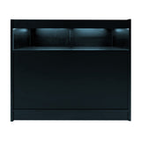 Set Mostradores Comerciales con Luz LED "LUNA" CM60 + 2xB1200 + TB60 – Negro