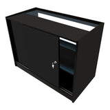 Set Mostradores Comerciales con Luz LED "PHOENIX" CM60 + 2xC1200 + TB60 – Negro