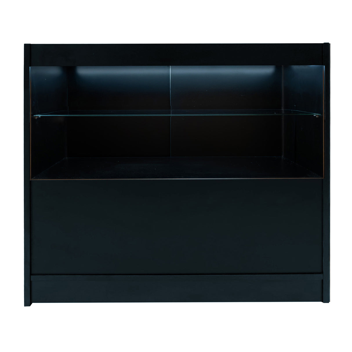 Set Mostradores Comerciales con Luz LED "PHOENIX" CM60 + 2xC1200 + TB60 – Negro