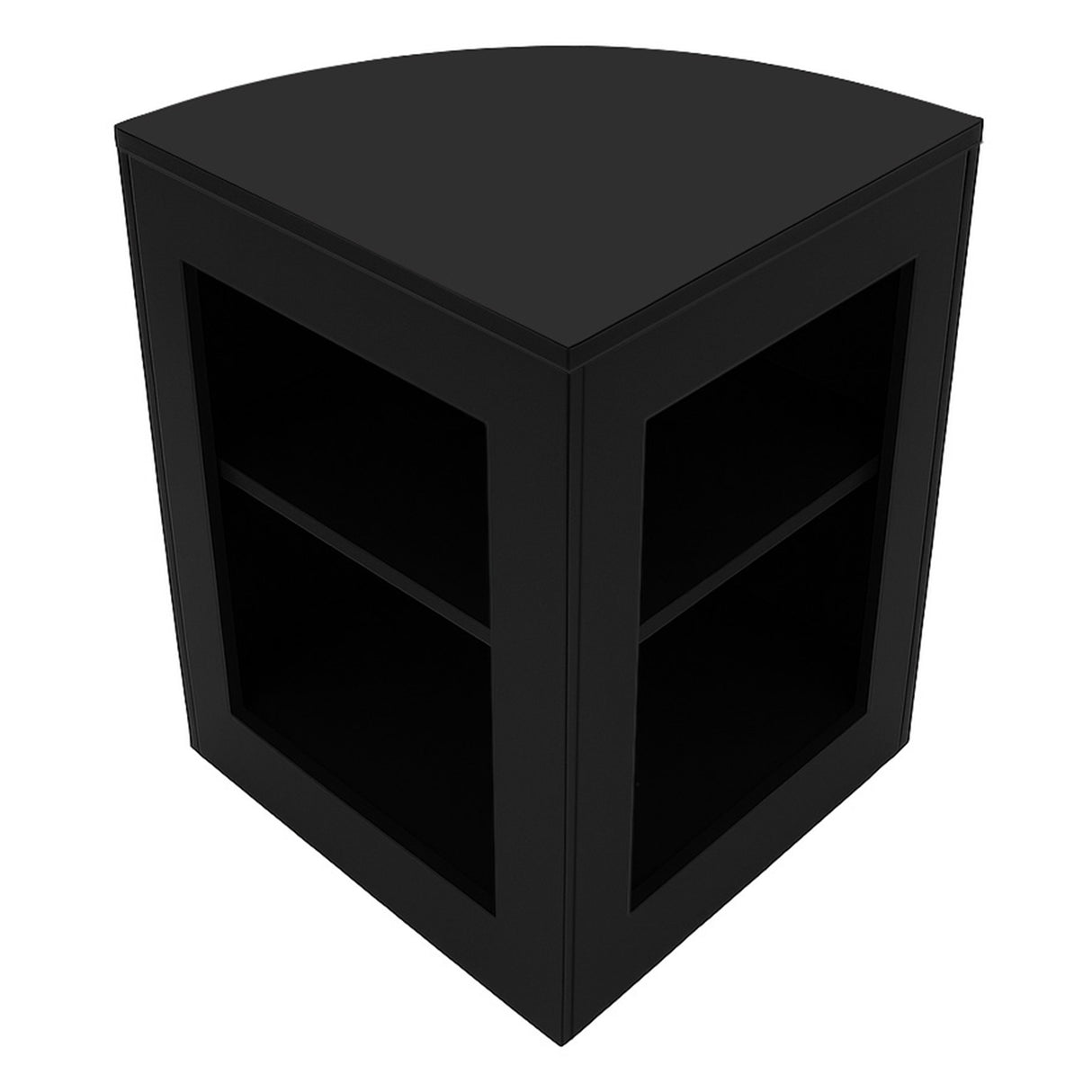 Set Mostradores Comerciales con Luz LED "POLARIS" CM60 + B1200 + K1200 + TB60 – Negro