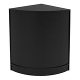 Set Mostradores Comerciales con Luz LED "VEGA" CM60 + K1200 + C1200 + TB60 – Negro