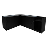 Set Mostradores Comerciales con Luz LED "SAGITTARIUS " LM60 + 2xB1200 + TB60 – Negro