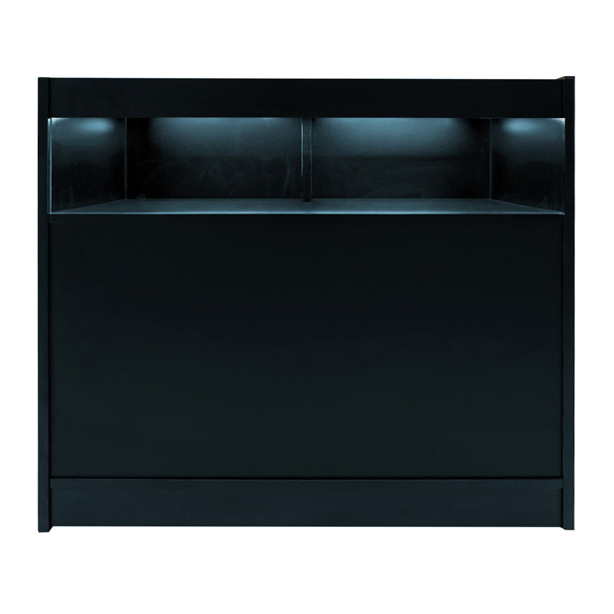 Set Mostradores Comerciales con Luz LED "SAGITTARIUS " LM60 + 2xB1200 + TB60 – Negro
