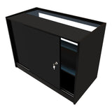Set Mostradores Comerciales con Luz LED "ECLIPSE" LM60 + 2xC1200 + TB60 – Negro