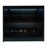 Set Mostradores Comerciales con Luz LED "ASTRO" LM60 + 2x K1200 + TB60 – Negro
