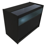 Set Mostradores Comerciales con Luz LED "HYPERION" LM60 + B1200 + K1200 + TB60 – Negro