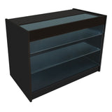 Set Mostradores Comerciales con Luz LED "HYPERION" LM60 + B1200 + K1200 + TB60 – Negro