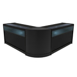 Set Mostradores Comerciales con Luz LED "IRIS"  CM60+ 2x B1500 – Negro