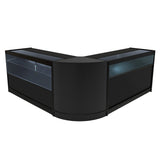 Set Mostradores Comerciales con Luz LED "ADONIS" CM60 + B1500 + C1500 – Negro