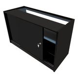 Set Mostradores Comerciales con Luz LED "ADONIS" CM60 + B1500 + C1500 – Negro