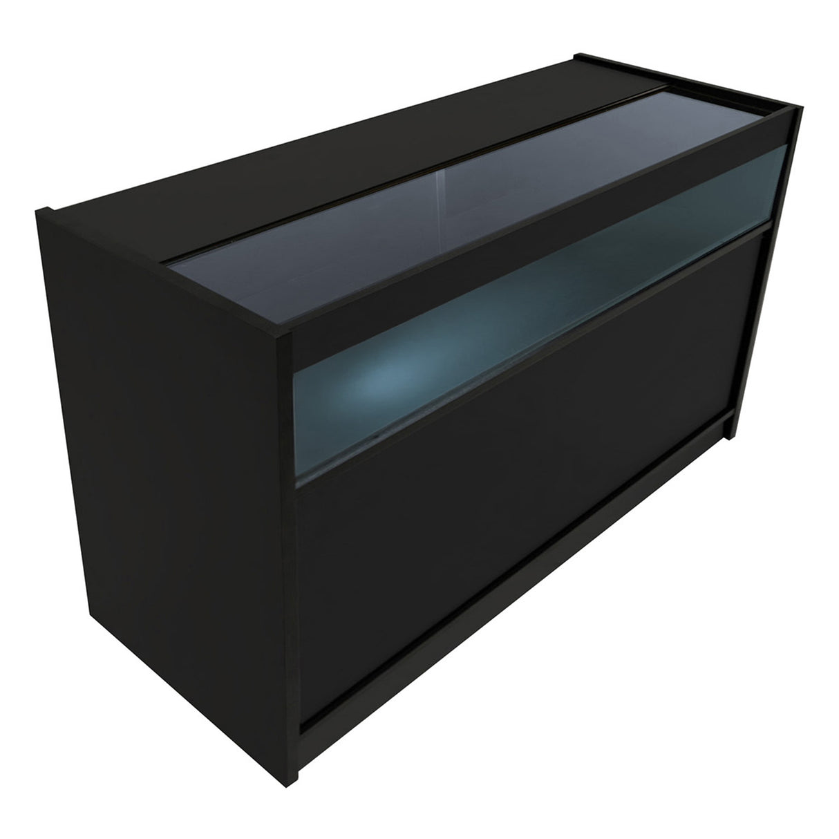 Set Mostradores Comerciales con Luz LED "ADONIS" CM60 + B1500 + C1500 – Negro