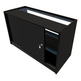Set Mostradores Comerciales con Luz LED "HERA" CM60 + K1500 + C1500 – Negro