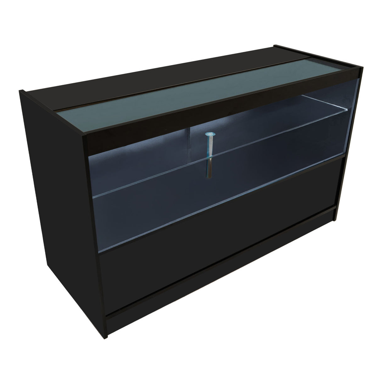 Set Mostradores Comerciales con Luz LED "ANDROMEDA" LM60+ 2x C1500  – Negro