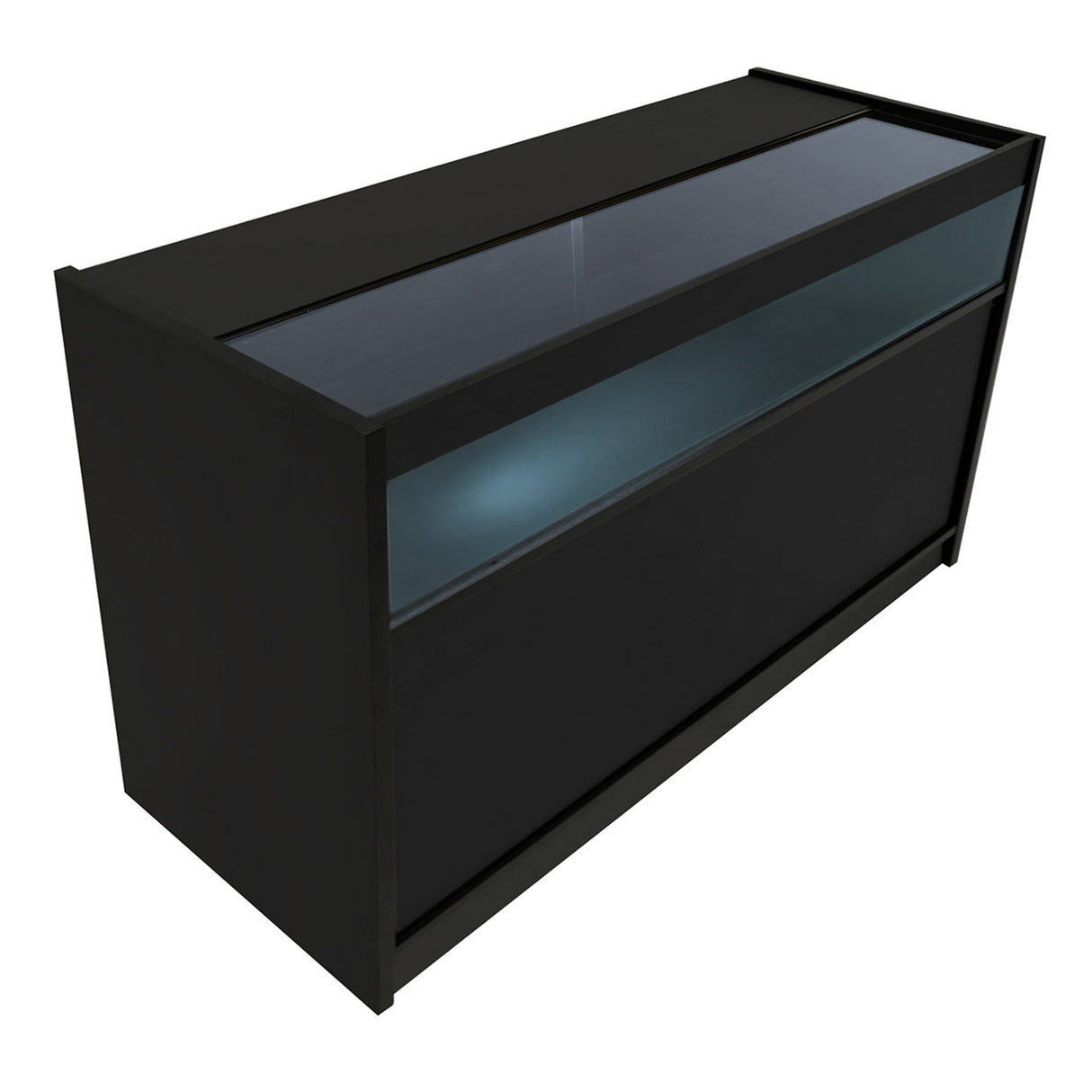Set Mostradores Comerciales con Luz LED "DEMETER" LM60 + K1500 + B1500 – Negro