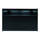 Set Mostradores Comerciales con Luz LED "LUNA" CM60 + 2xB1500 + TB60 – Negro