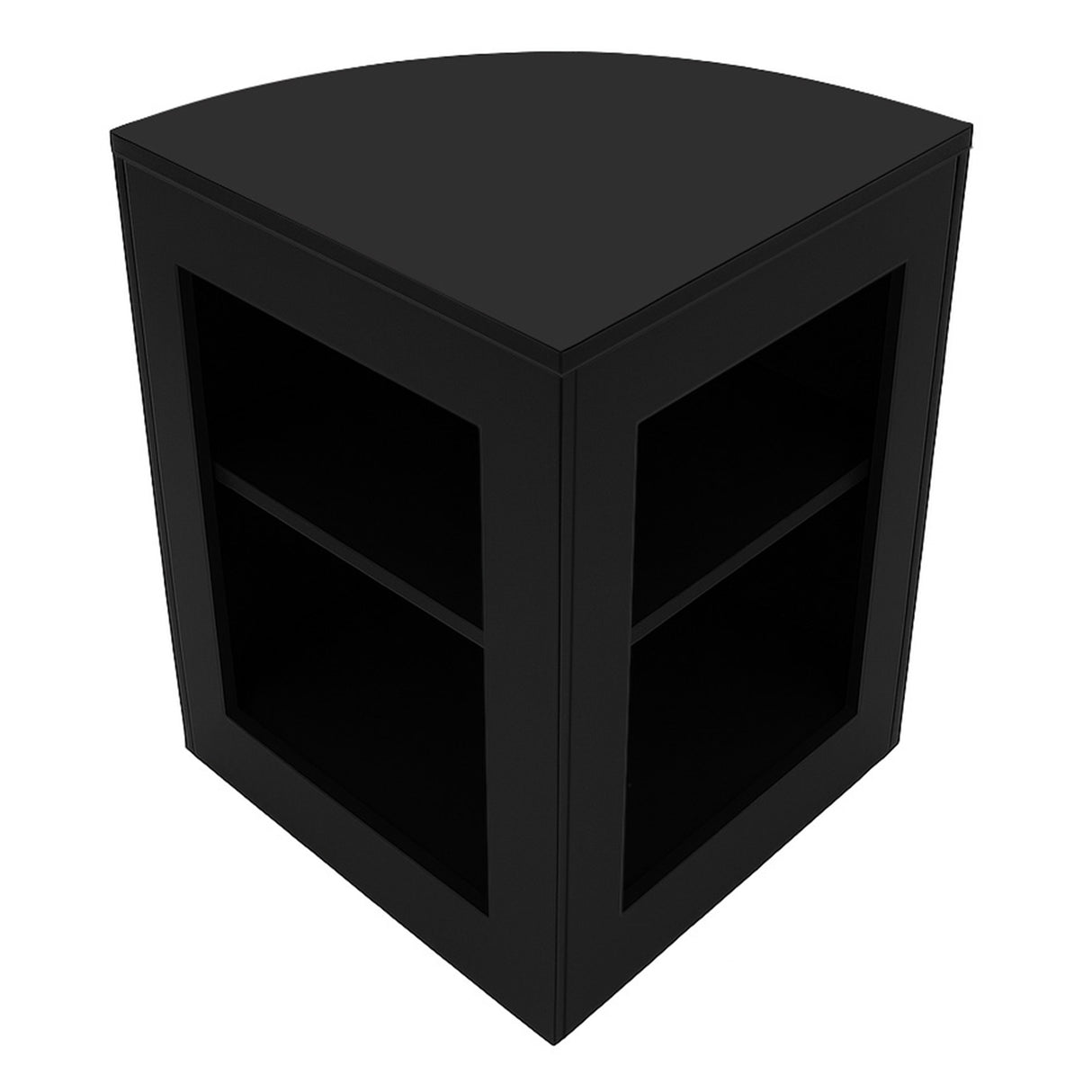 Set Mostradores Comerciales con Luz LED "VEGA" CM60 + K1500 + C1500 + TB60 – Negro