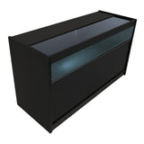 Set Mostradores Comerciales con Luz LED "SAGITTARIUS " LM60 + 2xB1500 + TB60 – Negro