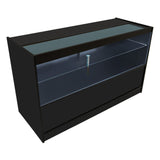 Set Mostradores Comerciales con Luz LED "ECLIPSE" LM60 + 2xC1500 + TB60 – Negro