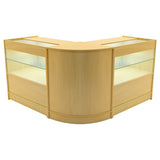 Set Mostradores Comerciales con Luz LED "SELENE"  CM60+ 2x C900 – Arce