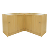 Set Mostradores Comerciales con Luz LED "HARMONIA" LM60 + B900 + C900 – color Arce