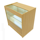 Set Mostradores Comerciales con Luz LED "HARMONIA" LM60 + B900 + C900 – color Arce