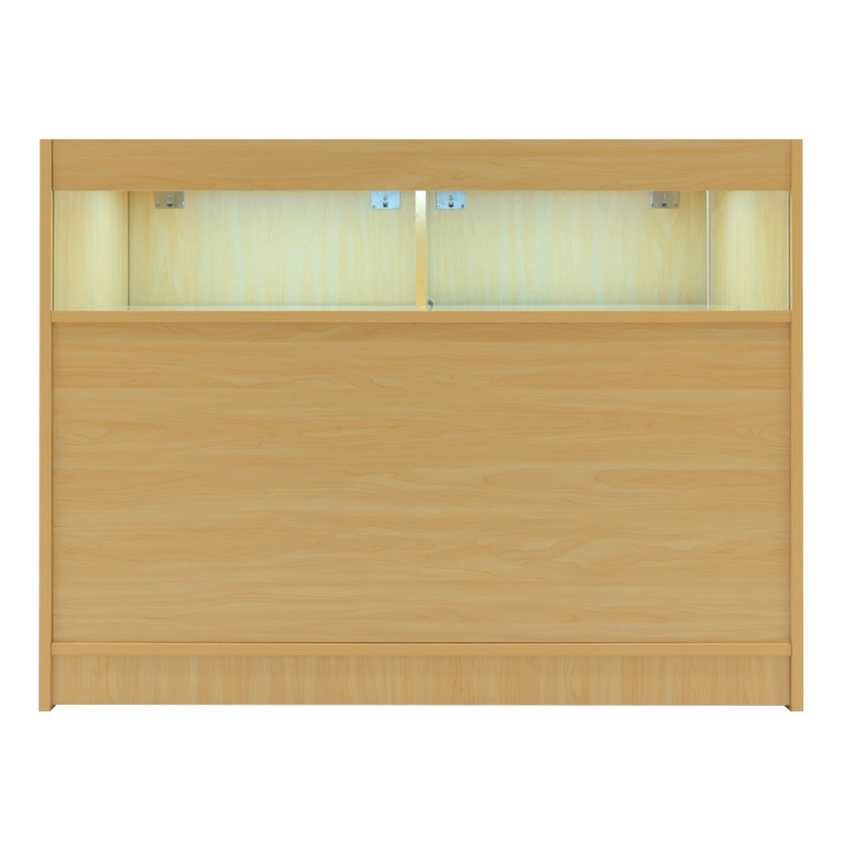 Set Mostradores Comerciales con Luz LED "IRIS"  CM60+ 2x B1200 –Arce