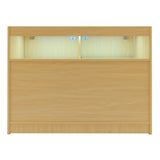 Set Mostradores Comerciales con Luz LED "IRIS"  CM60+ 2x B1200 –Arce