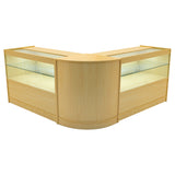 Set Mostradores Comerciales con Luz LED "SELENE"  CM60+ 2x C1200 – Arce