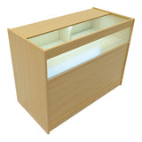 Set Mostradores Comerciales con Luz LED "TRITON" CM60 + K1200 + B1200 – Arce
