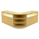 Set Mostradores Comerciales con Luz LED "THESEUS" LM60+ 2x B1200 – Arce