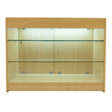 Set Mostradores Comerciales con Luz LED "ARIES" CM60 + 2xK1200 + TB60 – Arce