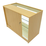 Set Mostradores Comerciales con Luz LED "VEGA" CM60 + K1200 + C1200 + TB60 – Arce