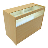 Set Mostradores Comerciales con Luz LED "HYPERION" LM60 + B1200 + K1200 + TB60 – Arce