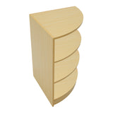 Set Mostradores Comerciales con Luz LED "THEIA" LM60 + K1200 + C1200 + TB60 – Arce