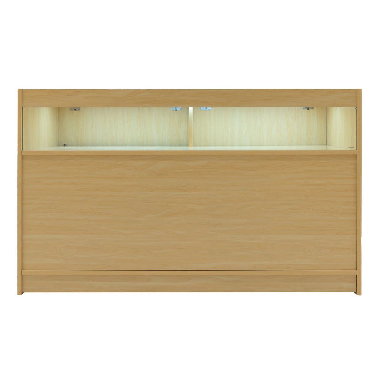 Set Mostradores Comerciales con Luz LED "IRIS"  CM60+ 2x B1500 – Arce