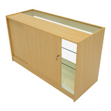 Set Mostradores Comerciales con Luz LED "POLARIS" CM60 + B1500 + K1500 + TB60 – Arce