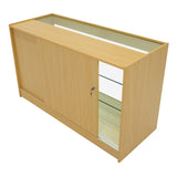 Set Mostradores Comerciales con Luz LED "THEIA" LM60 + K1500 + C1500 + TB60 – Arce