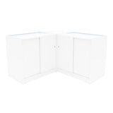 Set Mostradores Comerciales con Luz LED "IRIS"  CM60+ 2x B900 – Blanco