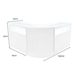 Set Mostradores Comerciales con Luz LED "IRIS"  CM60+ 2x B900 – Blanco