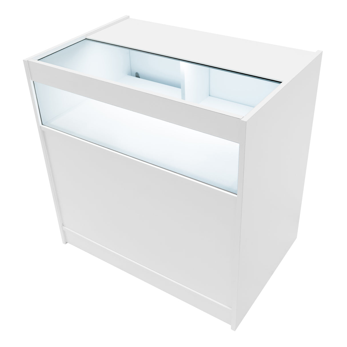 Set Mostradores Comerciales con Luz LED "IRIS"  CM60+ 2x B900 – Blanco