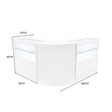 Set Mostradores Comerciales con Luz LED "SELENE"  CM60+ 2x C900 – Blanco