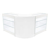 Set Mostradores Comerciales con Luz LED "HELIOS"  CM60+ 2x K900 – Blanco