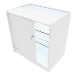 Set Mostradores Comerciales con Luz LED "HELIOS"  CM60+ 2x K900 – Blanco