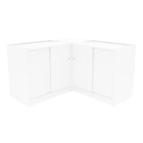 Set Mostradores Comerciales con Luz LED "ADONIS" CM60 + B900 + C900 – Blanco